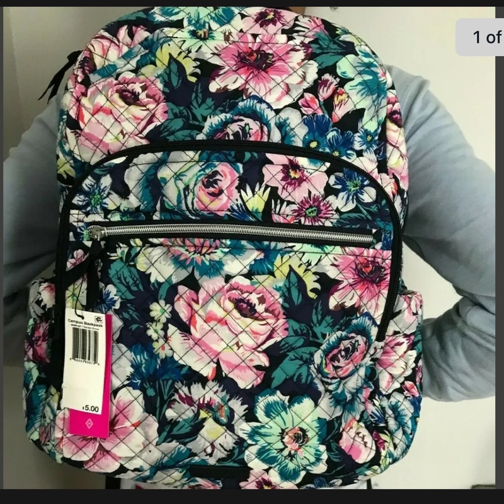 Vera Bradley campus backpack garden grove
